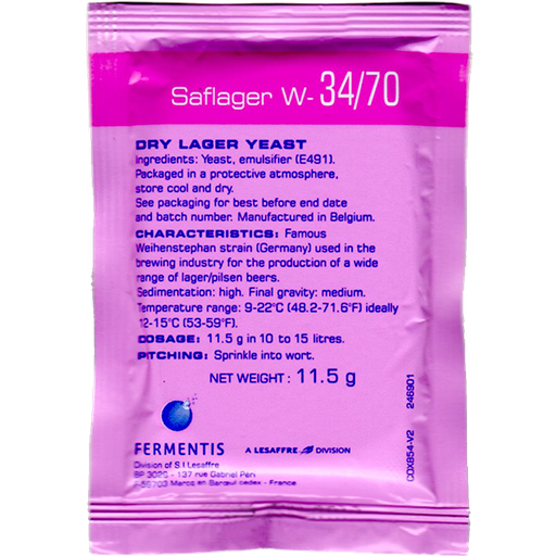 Levadura Saflager W-34/70 11.5g - Fermentis